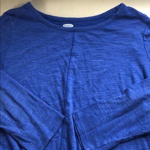 Blue long sleeve shirt